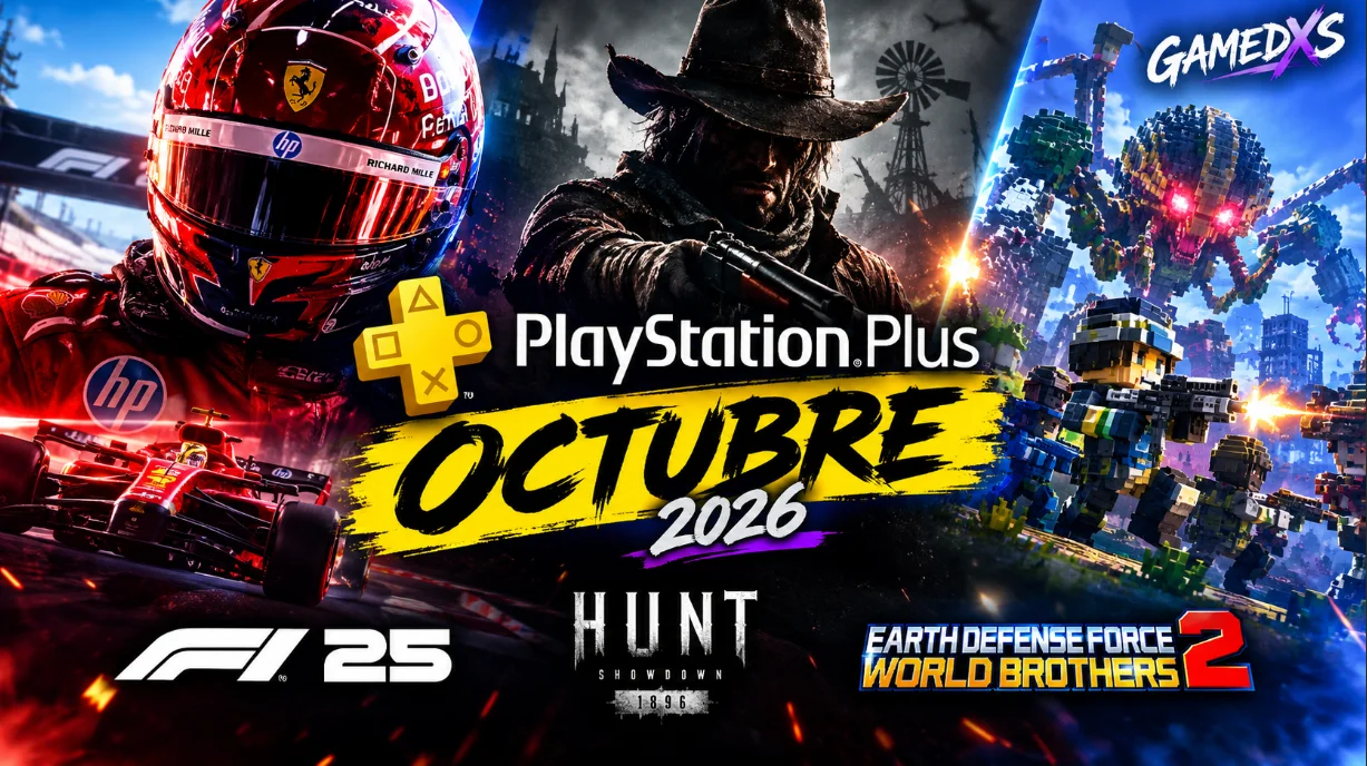 PS PLUS OCTUBRE 2026: Estos son los 3 JUEGOS GRATIS para PS5 y PS4 🔥