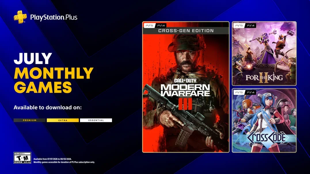 PlayStation Plus Julio 2026: Modern Warfare III lidera los juegos gratis del mes